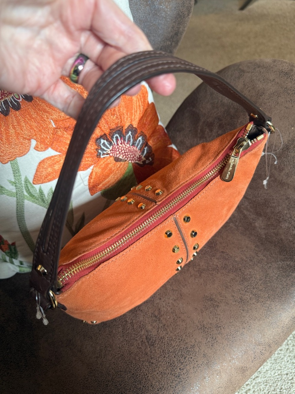MICHAEL KORS SUEDE BAG - Picture 10 of 15